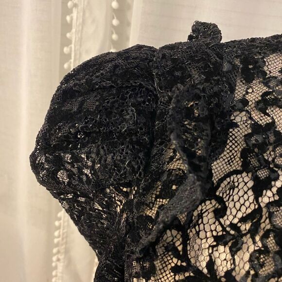 Maje lace flocked blouse, size M - Picture 4 of 7